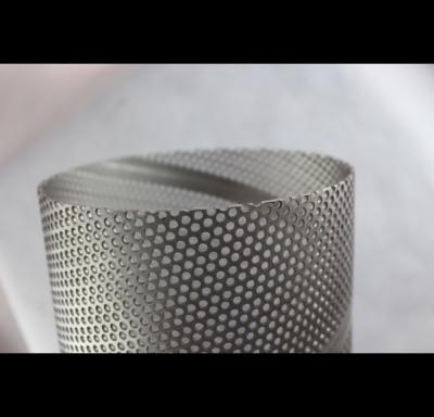 Round Square Perforated Muffler Tubing Stainless Steel With ISO9001 Approved