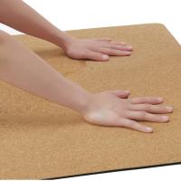 Deslize não a cor grossa do OEM de Cork Mat Sweatproof Durable 5mm da ioga