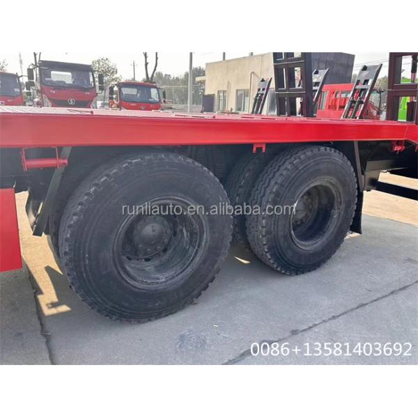 Dongfeng Vehicle Mounted Flat Bed Truck 20 Ton 8x4 Tow Truck Automatic Transmission Type