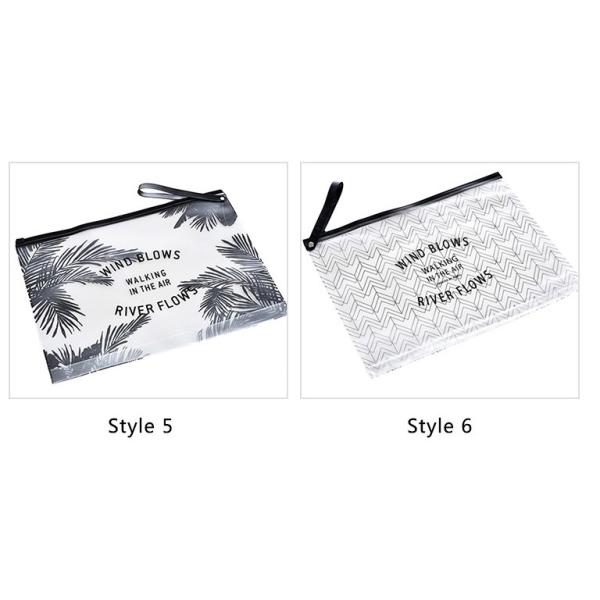 Eco Green Clear Transparent PVC Cosmetic Pouch