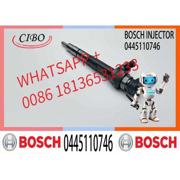 0445110746 Piezo Injector diesel China Made Fuel Injector Truck 0 445 110 746 for 0305BAU00461N Diesel Engine