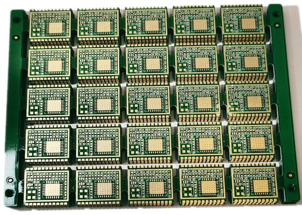 Four Layer Half Hole PCB Printed Circuit Board Finished Thickness 1.0MM