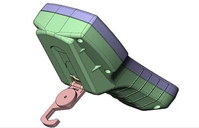 Изготовленное на заказ Handheld расквартировывая приложение ПК ABS пластиковое Handheld