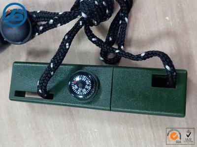 Magnesium Flint Stone Fire Starter Fire Steel With Whistle , Customized Logo