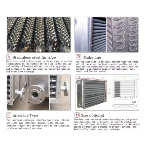 DELLOK Tubes à nageoires spirales extrudées en aluminium de qualité KL