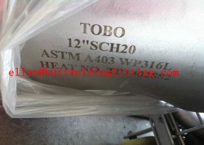 Cotovelo de aço inoxidável sem emenda DN15 de 90 graus de ASTM A403 - DN1200