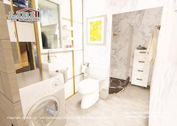 Fogo luxuoso das barracas de Glamping do sistema da parede de vidro - retardador DIN4102 B1/M2