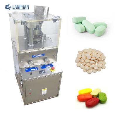 Máquina da imprensa da tabuleta do perfurador da indústria química a multi morre tipo giratório 9 pílula ferruginosa da ferramenta