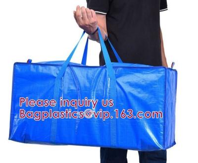 Heavy Duty Oversized Storage Bag Organizer With Strong Handles, Moving, Traveling, College Dorm, Camping