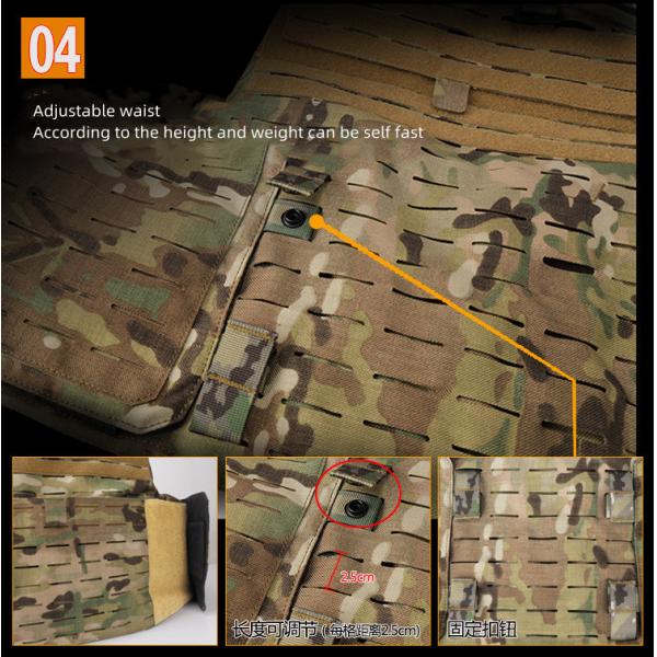 Customized Outdoor Multi Functional All Proof CP Camouflage Bulletproof Vest
