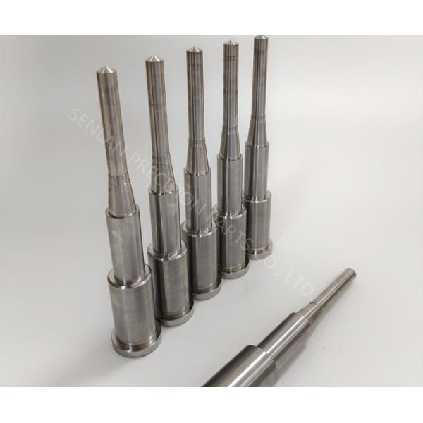 Precision CNC Machining SKH51 Material Ejector Pins and Sleeves with 48~54 HRC Hardness and +/-0.005mm Accuracy for Molding Components