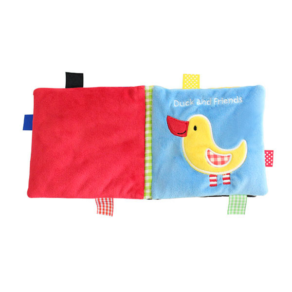 книга деятельности при 3D 23cm мягкая, книги ткани EN71 для младенцев