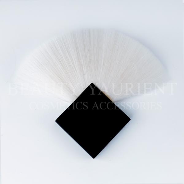 Durable White  PBT Hair Compact Blusher Brush Cheek  Makeup Brush