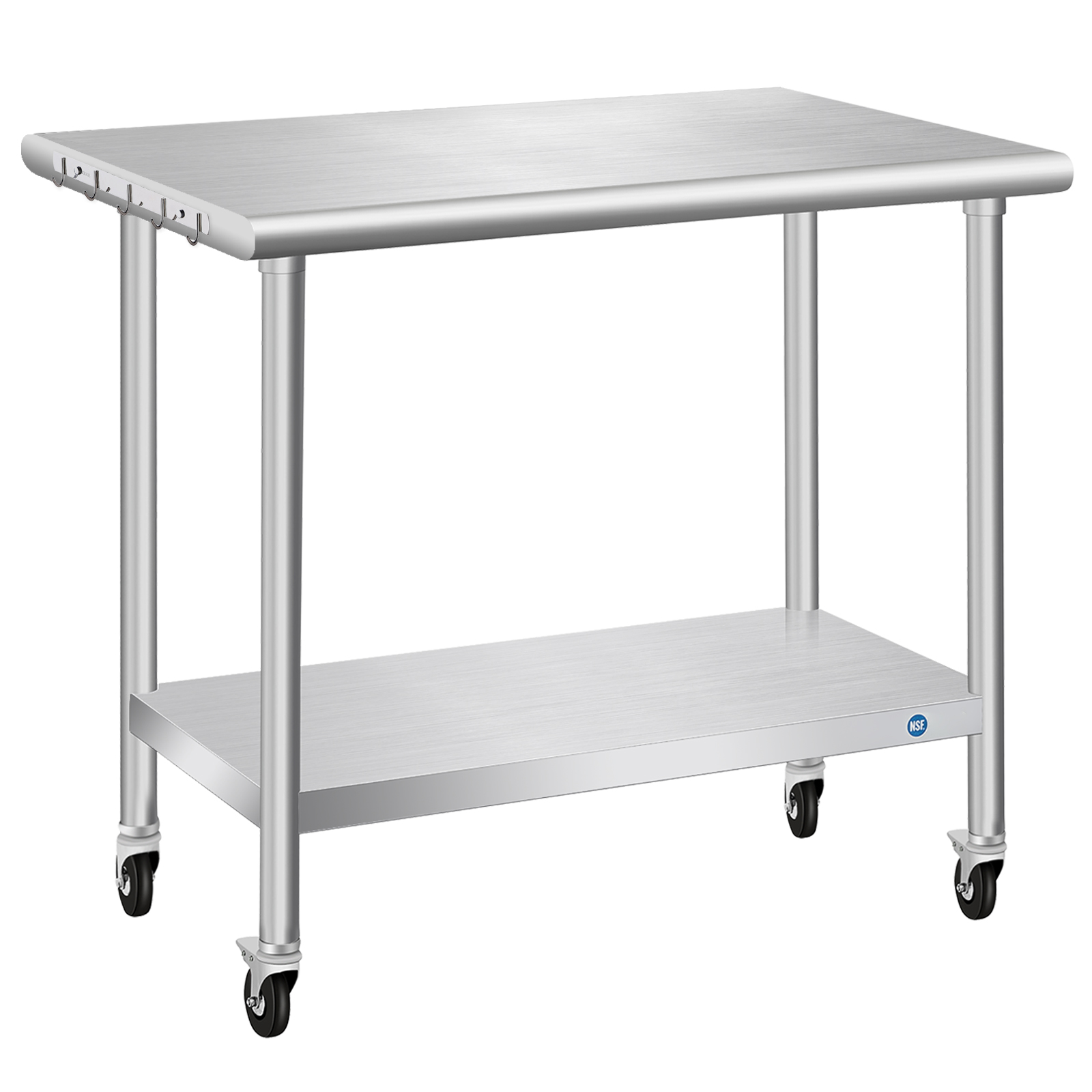 Heavy-Duty Stainless Steel Work Table with Corrosion Resistance and Customized Size for Commercial Kitchens