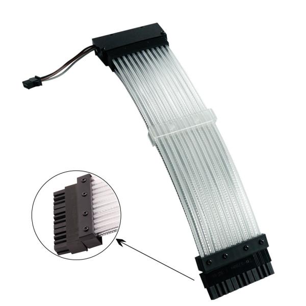 Brand new 5V 3Pin 24Pin ARGB EXTENSION cable cord  Computer Straight Cable Synchronous Single Headlight Flat cable 300mm