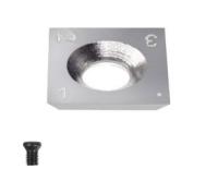 O Woodworking do carboneto de tungstênio do ODM do OEM utiliza ferramentas inserções do carboneto do quadrado 15x15x2.5-30°