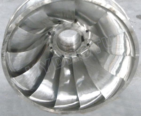 Durable Stainless Steel Francis Turbine Runner 0Cr13Ni4Mo Construction 100KW-20MW Capacity Hydropower Use