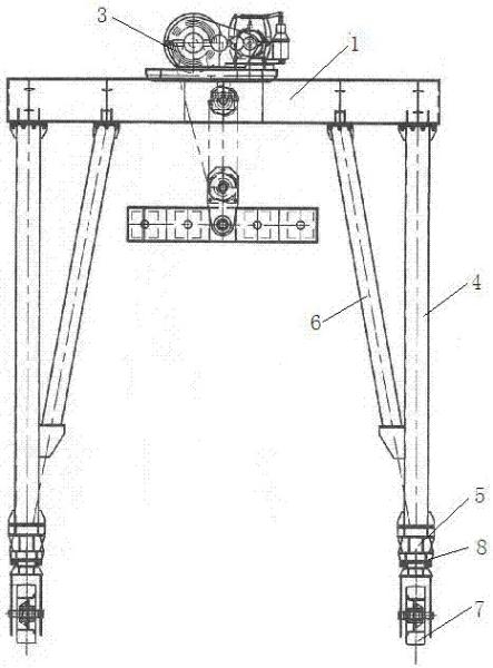 Tire crane for wind power construction、98 ton tire crane、98t gantry crane、Wheeled gantry crane