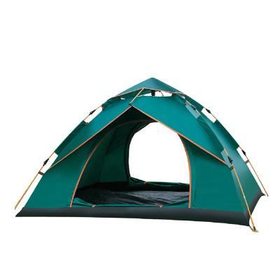 3-4 portes à deux battants extérieures de tente de camping de pliage de personne 1000mm imperméable