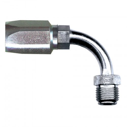 SAE 100R1 Reusable Hose Fittings 90 Degree Elbow 45° Male Inverted Flare Adapter