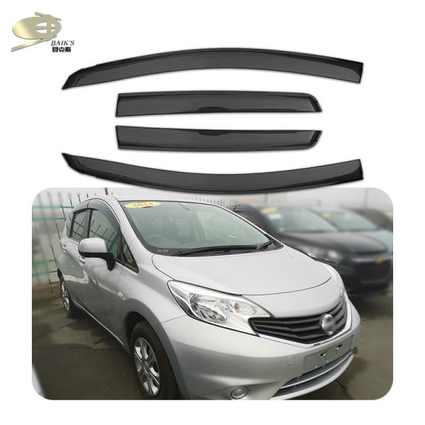 Window Visor Wind Weather Shield Deflectors For Nissan Note 2012