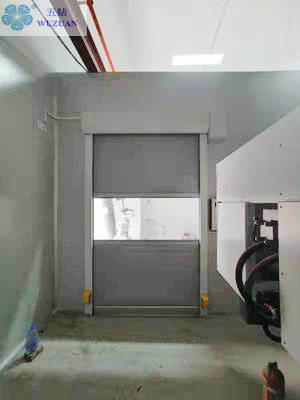                  PVC Fabric Car Wash Plastic Fast Action Automatic Servo System Rapid Roll High Speed Roller Shutter Door             