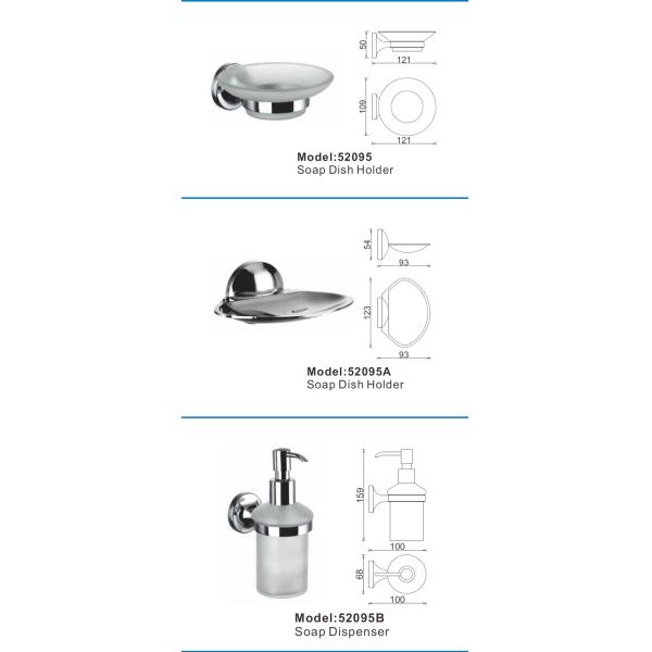 Modern Sanitary Ware Set Zinc Alloy Chrome Bathroom Accessory