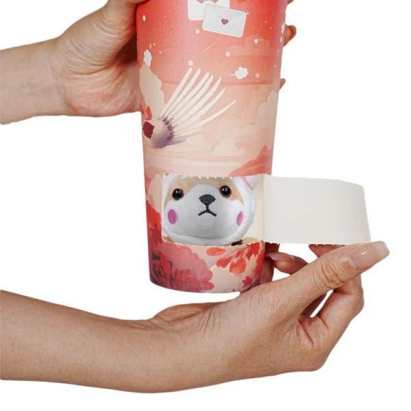 Wholesale Custom logo Size Surprise Cup Milk Tea Coffee Blind Box Milk Tea Paper Cup