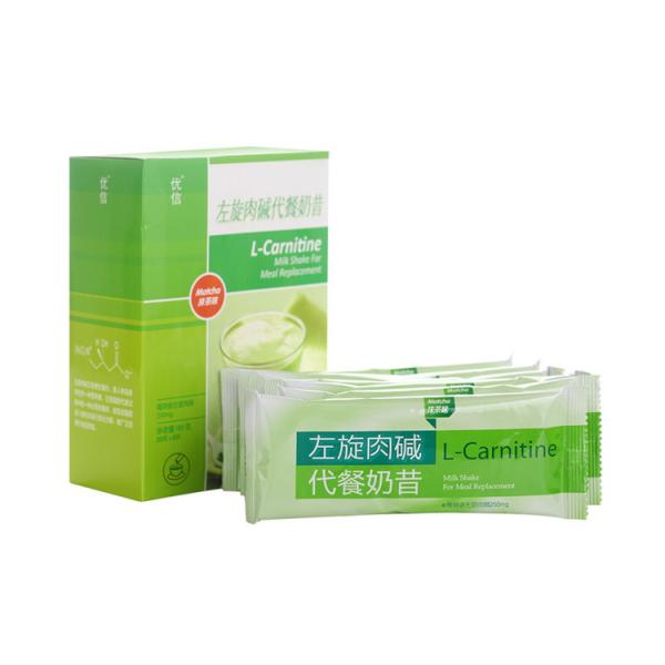 Matcha Flavor Meal Replacement Products , L- Carnitine Weight Loss Shakes For Women