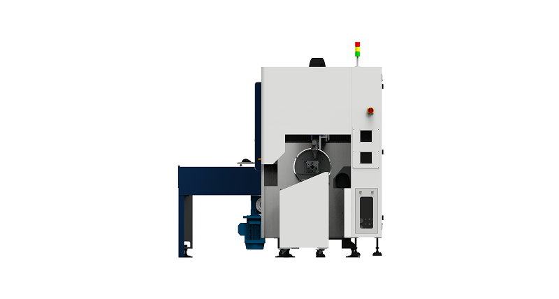 High Speed Standard Model Tube Cutting Machine Side Mounted Lathe Semi Automatic Loading