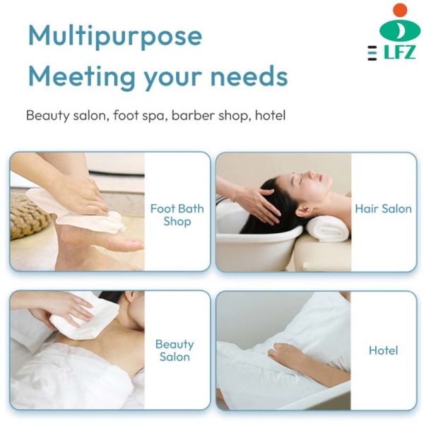 Nonwoven Beauty Super Absorbent Disposable Hair Dry Towels Hairdressing Salon use