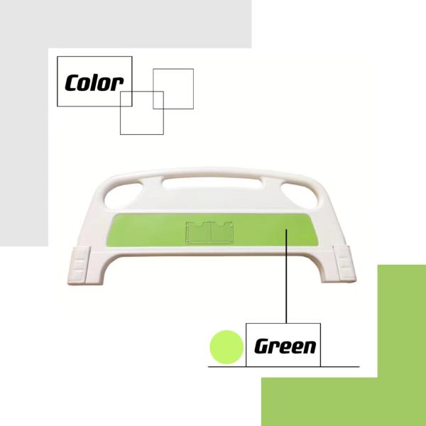 Новые аксессуары зеленого цвета доски головы и ноги кровати PP материальные медицинские