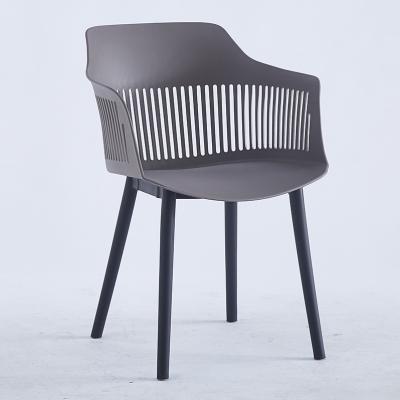 Contemporary Grey Plastic Dining Chairs Plastic Kitchen Chairs For Home Office