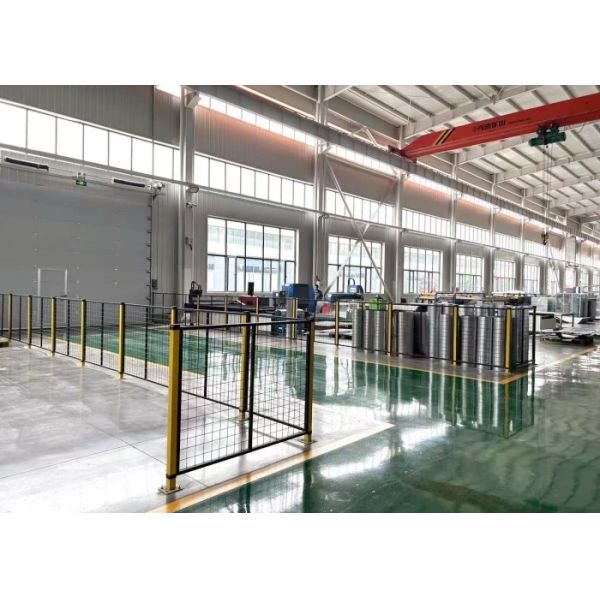Robot Safety Fencing Powder Coating Surface Treatment 1m-3m Height