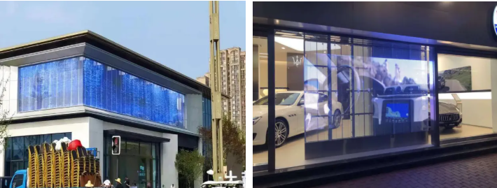 SMD1921 Stackable Transparent Led Display Screen Video Wall For Retail