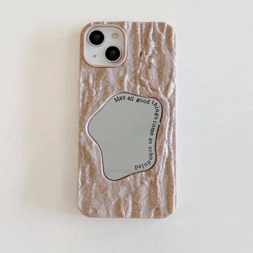 IPhone 14 Pro Protective Phone Accessories Case Rock Mirror Anti Drop