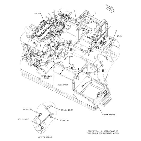283-2932 2832932 Части для экскаватора для E325D E329D C7