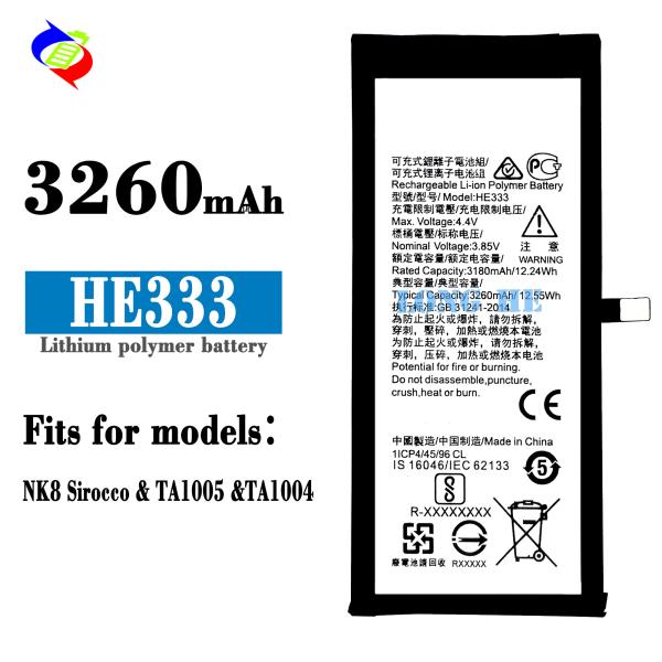 Bateria digital para Nokia 8 Sirocco N8 Alta Capacidade 3260mah Telefone Móvel Íon de Lítio