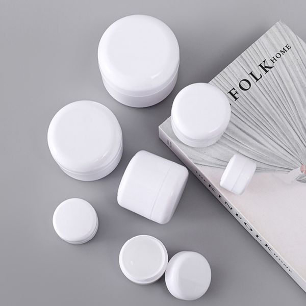Double-layer PP Plastic Cream Jar with Food-grade Material in 10ml 30ml 50ml 75ml for Skincare Cream Container