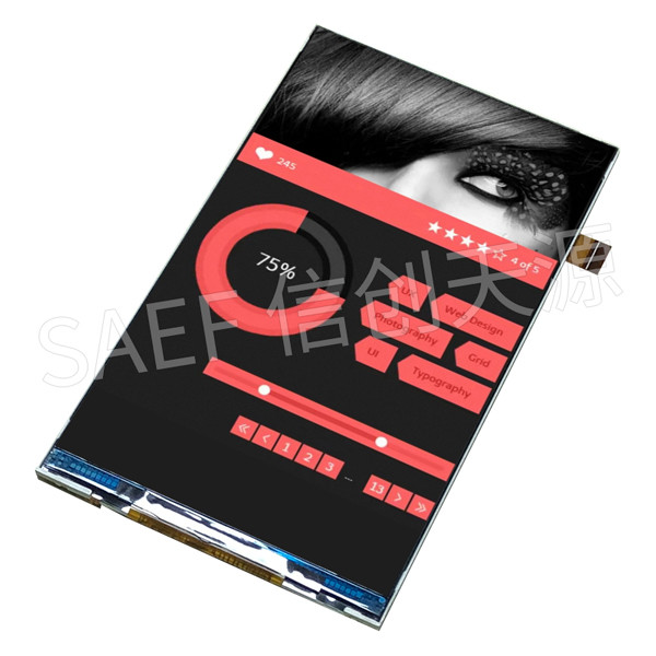 MIPI взаимодействуют 5 портрет дюйма TFT LCD HD 720x1280 с модулем CTP LCD