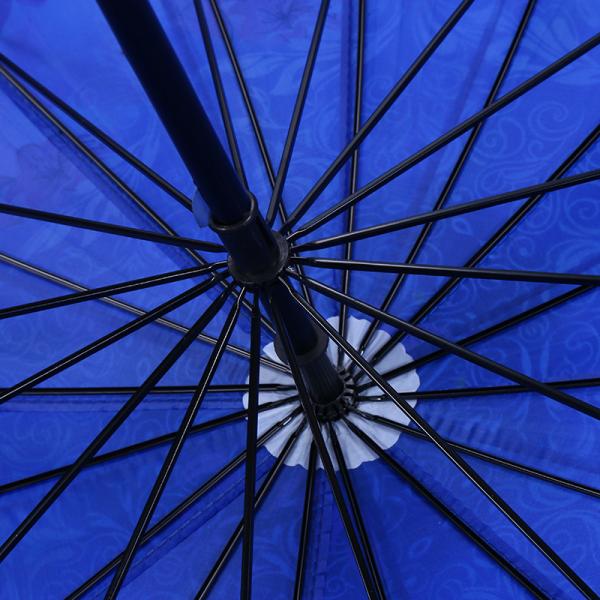 Minimalism Style 16K 23inch Double Layer Straight Umbrella for All in 1 Functionality