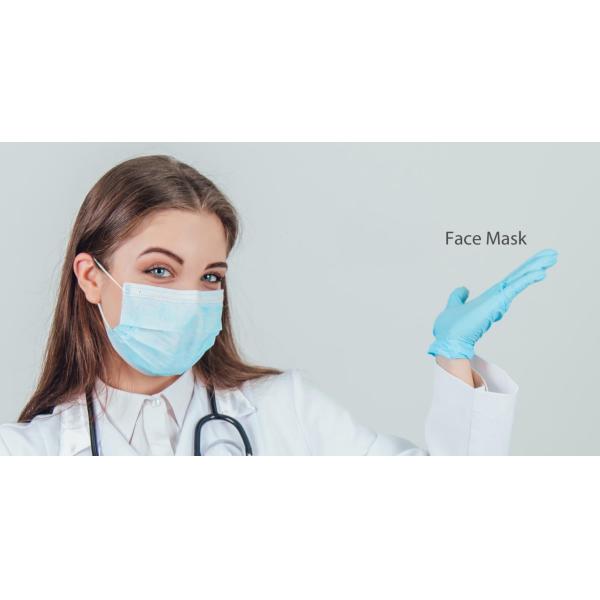 3 Ply Face Mask Surgical Disposable Adult Use Anti Virus and Germs Waterproof