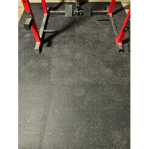 100% New Recycled Rubber Flooring Mats with Different Color EPDM Dots for Exercise Equipment