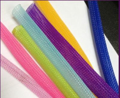 Desgaste Sleeving do cabo trançado expansível não inflamável do animal de estimação de Flexo - chicote de fios resistente do fio