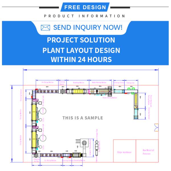 Customizable IQF Tunnel Freezer For Frozen Fries Production  1000kg/H