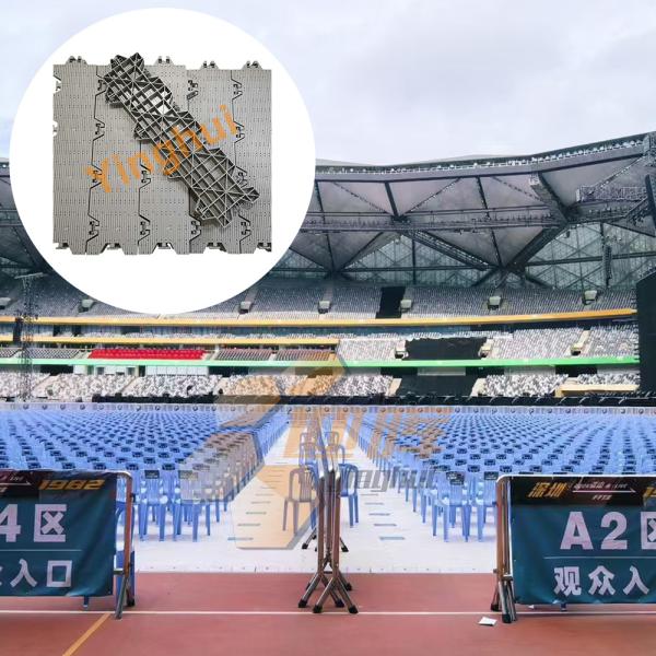 Temporary Modular Plastic Outdoor Event Flooring Removable Banquet Party Tent Flooring