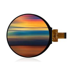 Pantalla LCD TFT redonda de 4 pulgadas con resolución de 720*720 y dirección de visión libre para electrodomésticos e instrumentos médicos