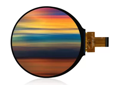 Écran LCD TFT rond de 4 pouces avec résolution 720x720 et direction de vision libre