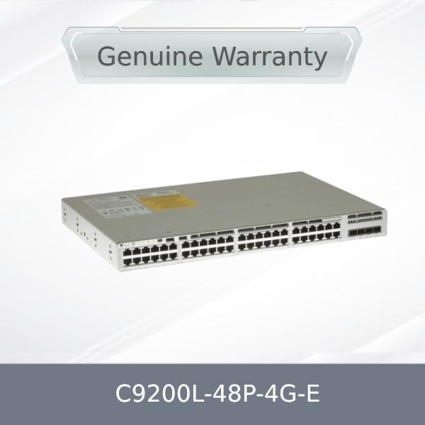 C9200L-48p-4G-E Switch de red nuevo y original 9200L 48 puertos Poe 4 1g SFP Uplink
