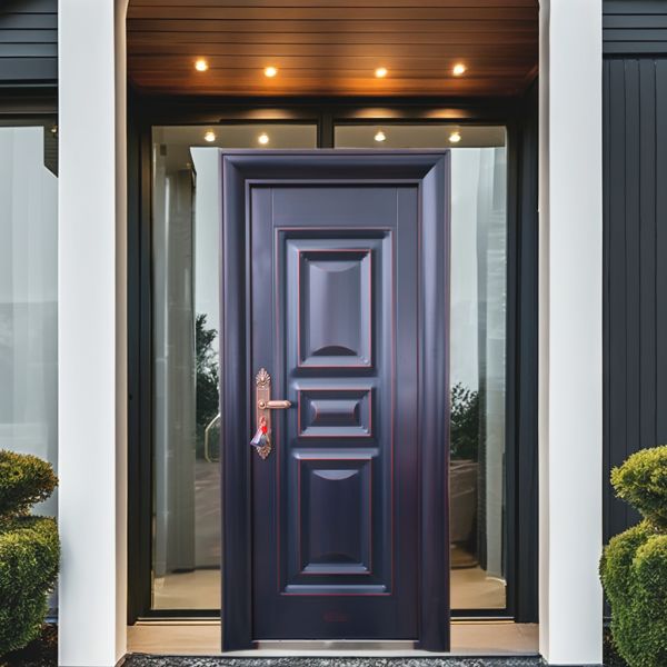 Customizable Durable Security Entrance Door Steel Residential Entry Door